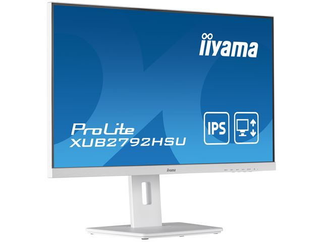 iiyama ProLite Monitor XUB2792HSU-W5 27", White, Height Adjustable, IPS Panel image 10