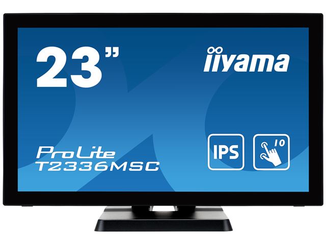 iiyama ProLite monitor T2336MSC-B3  23"  Black, IPS, Full HD, Projective Capacitive 10pt touch, HDMI, USB Hub image 0