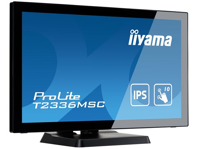 iiyama ProLite monitor T2336MSC-B3  23"  Black, IPS, Full HD, Projective Capacitive 10pt touch, HDMI, USB Hub image 2