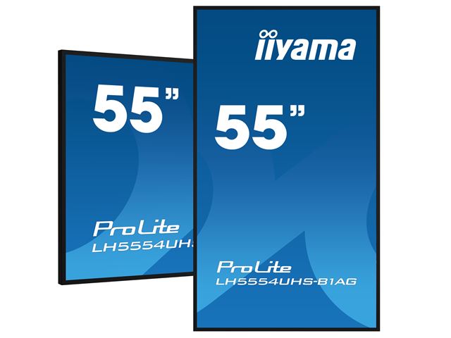 iiyama Prolite monitor LH5554UHS-B1AG 55" IPS, 4K, 24/7, Landscape/Portrait, featuring Android OS, FailOver and Intel® SDM slot, Anti-glare image 4