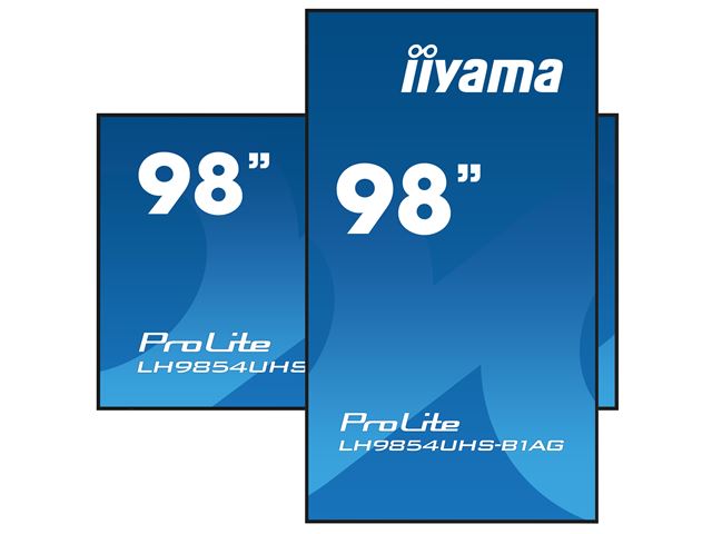 iiyama ProLite LH9854UHS-B1AG 98", 24/7, 4K, IPS, HDMI, landscape/portrait, Wifi, Android OS, FailOver and Intel® SDM slot, Anti-Glare image 3
