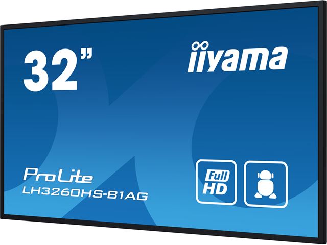 iiyama ProLite LH3260HS-B1AG 32", VA, Full HD, 24/7 Hours Operation, HDMI x 3,  Landscape/Portrait, Android OS and FailOver image 6