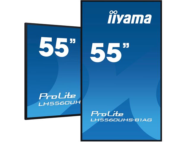 iiyama ProLite LH5560UHS-B1AG 55", VA, 4K, 24/7 Hours Operation, HDMI x 3,  Landscape/Portrait, Android OS and FailOver image 4