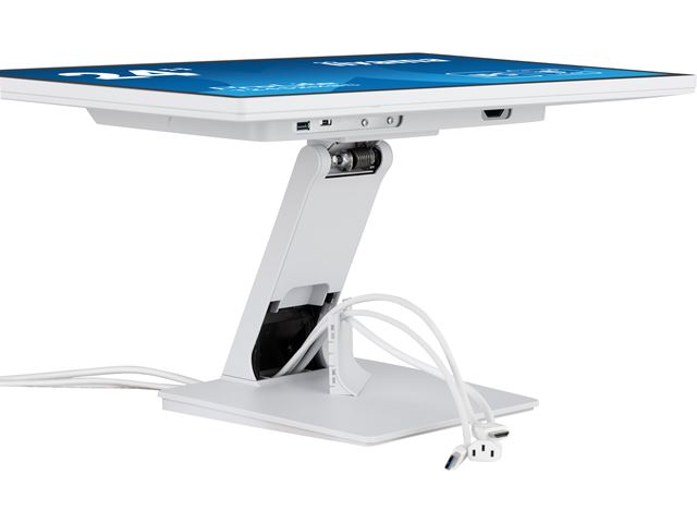 iiyama ProLite monitor T2452MSC-W1 24" White, IPS, Projective Capacitive 10pt touch, HDMI, Display Port, edge-to-edge glass, anti fingerprint coating image 11