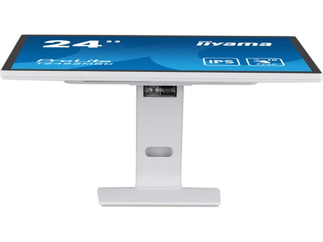 iiyama ProLite monitor T2452MSC-W1 24" White, IPS, Projective Capacitive 10pt touch, HDMI, Display Port, edge-to-edge glass, anti fingerprint coating image 18