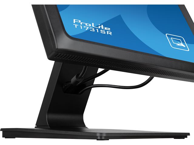 iiyama ProLite monitor T1731SR-B1S 17" Black, 5:4, Resistive single touch, HDMI, Display Port, IP54 rated image 3