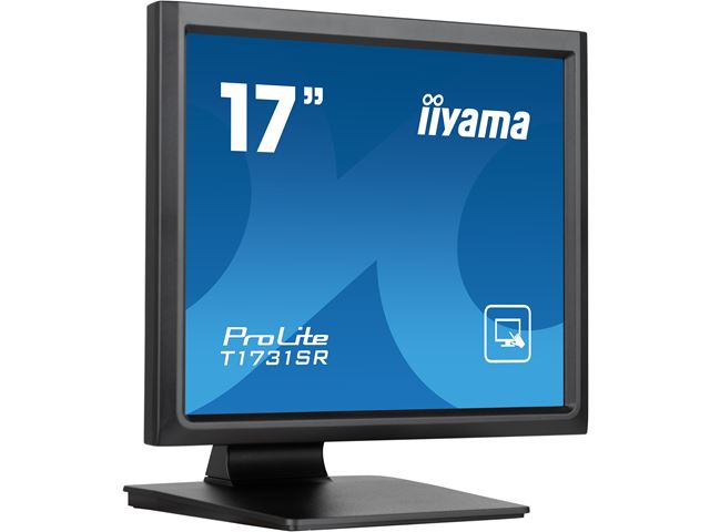 iiyama ProLite monitor T1731SR-B1S 17" Black, 5:4, Resistive single touch, HDMI, Display Port, IP54 rated image 4