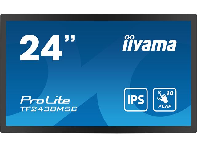 iiyama ProLite monitor TF2438MSC-B1 Semi-Outdoor 24", Optical bonded PCap, edge to edge glass, 10pt touch, Anti-glare, HDMI, DP, IPS, Scratch resistive, Anti-fingerprint coating image 10