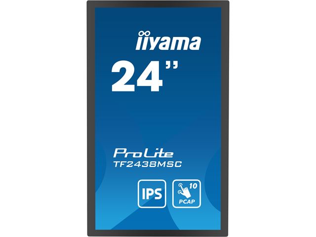iiyama ProLite monitor TF2438MSC-B1 Semi-Outdoor 24", Optical bonded PCap, edge to edge glass, 10pt touch, Anti-glare, HDMI, DP, IPS, Scratch resistive, Anti-fingerprint coating image 11