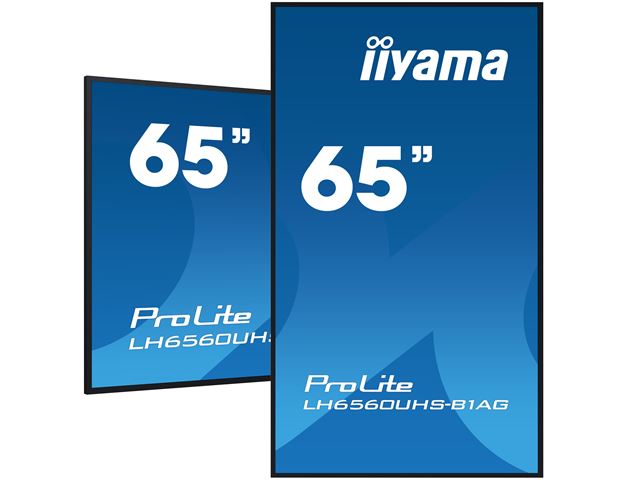 iiyama ProLite LH6560UHS-B1AG 65", VA, 4K, 24/7 Hours Operation, HDMI x 3,  Landscape/Portrait, Android OS and FailOver image 4
