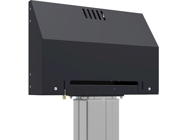 iiyama MD 062B7275 A, Floor lift on wheels for (touch) flat screens max 120 kg with lockable lid for protection image 0