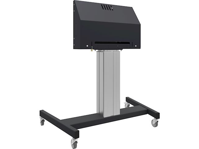 iiyama MD 062B7275 A, Floor lift on wheels for (touch) flat screens max 120 kg with lockable lid for protection image 1