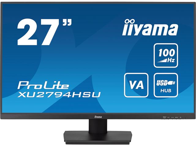 iiyama ProLite XU2794HSU-B6, 27" Ultra Slim, VA, HDMI, DP, 100hz refresh rate image 0