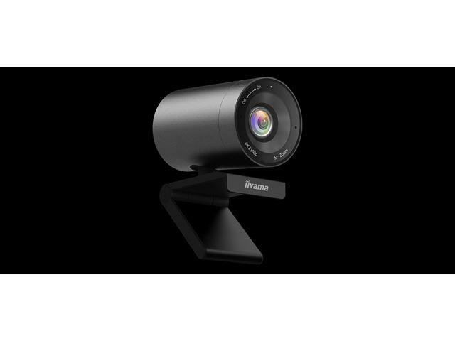 iiyama UC-CAM10PRO-1 Professional 4K Webcam with Built in microphone, 5x Digital zoom, 120° field of view (FoV) and Auto Tracking image 2