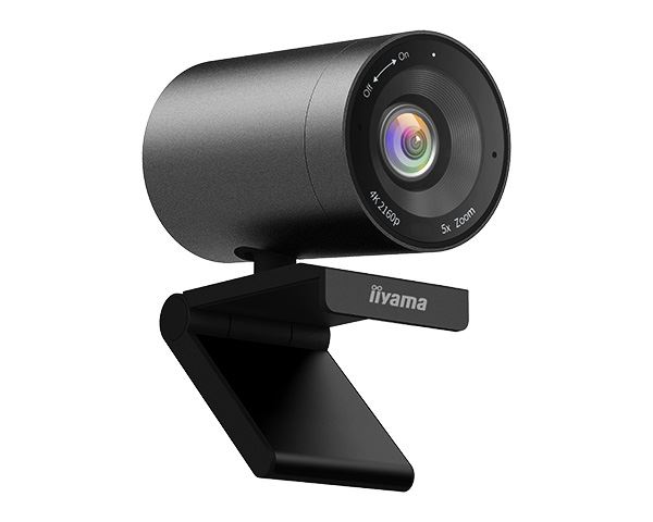 iiyama UC-CAM10PRO-1 Professional 4K Webcam with Built in microphone, 5x Digital zoom, 120° field of view (FoV) and Auto Tracking image 3