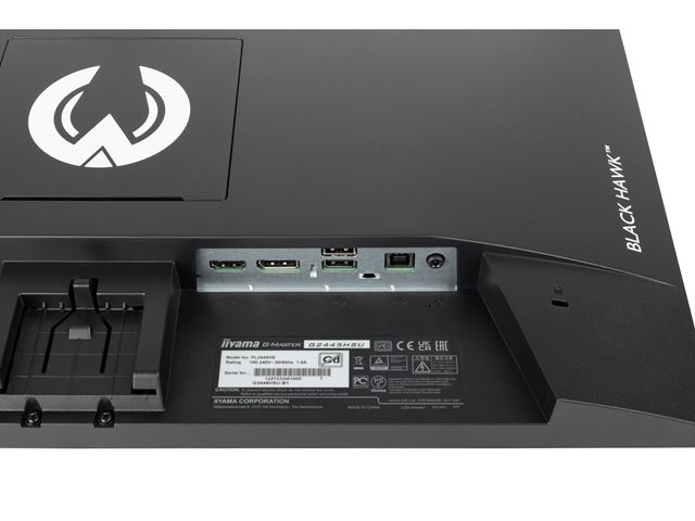 iiyama G-Master Black Hawk gaming monitor G2445HSU-B1 24" Black, IPS, 100Hz, 1ms, FreeSync, HDMI, Display Port, USB Hub image 8