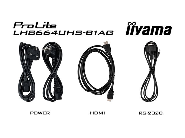 iiyama ProLite LH8664UHS-B1AG 86", 24/7, 4K, IPS, HDMI, landscape/portrait, Wifi, Android OS, signal FailOver, 500cd/m² high brightness, Anti-Glare image 15
