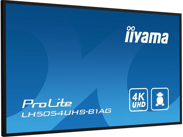 iiyama Prolite monitor LH5054UHS-B1AG 50" Digital Signage, VA panel, Slim Bezel, Anti-Glare, 4K UHD, 24/7, Landscape/Portrait, with Intel® SDM slot image 5