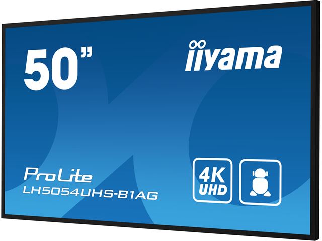 iiyama Prolite monitor LH5054UHS-B1AG 50" Digital Signage, VA panel, Slim Bezel, Anti-Glare, 4K UHD, 24/7, Landscape/Portrait, with Intel® SDM slot image 6