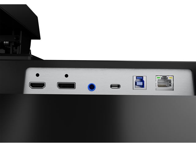 iiyama ProLite monitor XUB3293UHSN-B5 32" 3-side borderless design, IPS panel with KVM switch, USB-C dock, height adjustable image 6