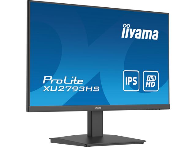 iiyama ProLite XU2793HS-B6 monitor, 3-side borderless, IPS, HDMI, DisplayPort, Flicker free and Blue light reducer  image 2
