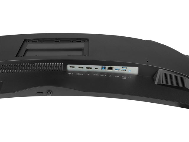 iiyama ProLite curved monitor XCB4594DQSN-B1 45" VA Dual QHD panel with KVM Switch and USB-C Dock, HDMI and Height Adjustment image 12