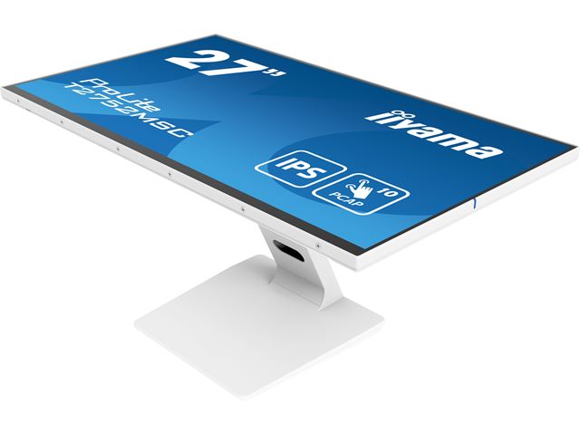 iiyama ProLite monitor T2752MSC-W1 27", White, Projective Capacitive 10pt touch, IPS, Scratch resistant, HDMI, DisplayPort, Edge to edge glass image 13