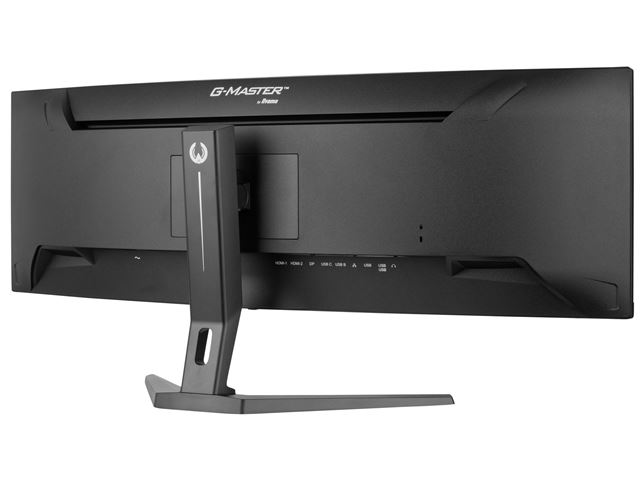 iiyama G-Master Red Eagle curved gaming monitor GCB4580DQSN-B1 45" Height adjustable, Dual QHD, 165Hz, 0.8ms, USB-C Dock, HDMI, Display Port, USB Hub image 6