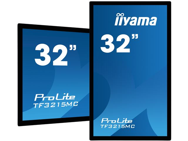 iiyama ProLite monitor TF3215MC-B2 31.5", VA, Full HD, Open Frame, Projective Capacitive, 30pt touch screen, VGA/HDMI/DP image 0