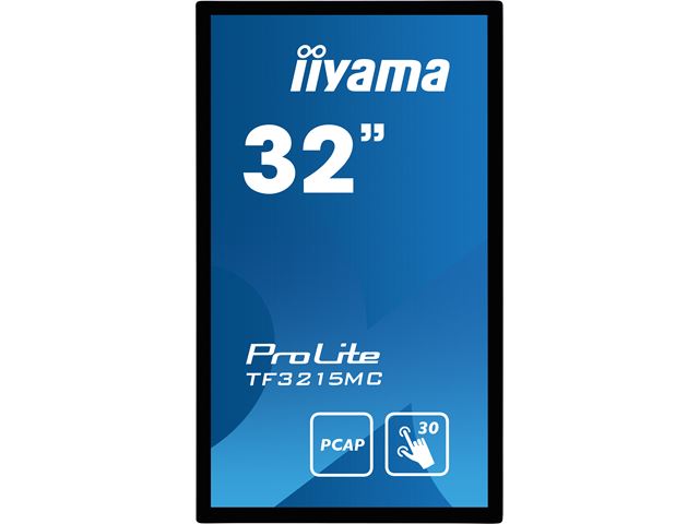 iiyama ProLite monitor TF3215MC-B2 31.5", VA, Full HD, Open Frame, Projective Capacitive, 30pt touch screen, VGA/HDMI/DP image 2