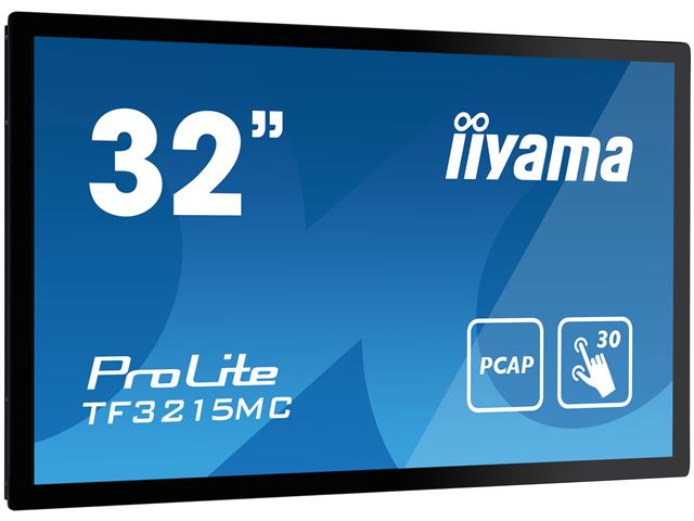 iiyama ProLite monitor TF3215MC-B2 31.5", VA, Full HD, Open Frame, Projective Capacitive, 30pt touch screen, VGA/HDMI/DP image 4