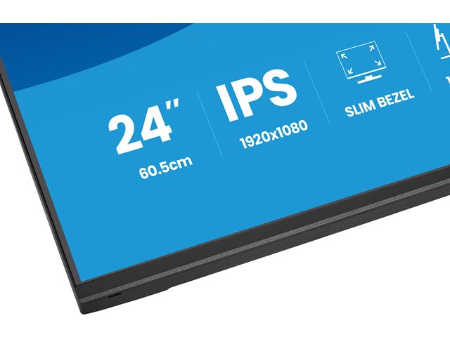 iiyama ProLite monitor XB2497HSU-B1 24" IPS, Full HD, energy label C, HDMI, Display Port, 120 hz, Height Adjustable, Eye Comfort  image 10