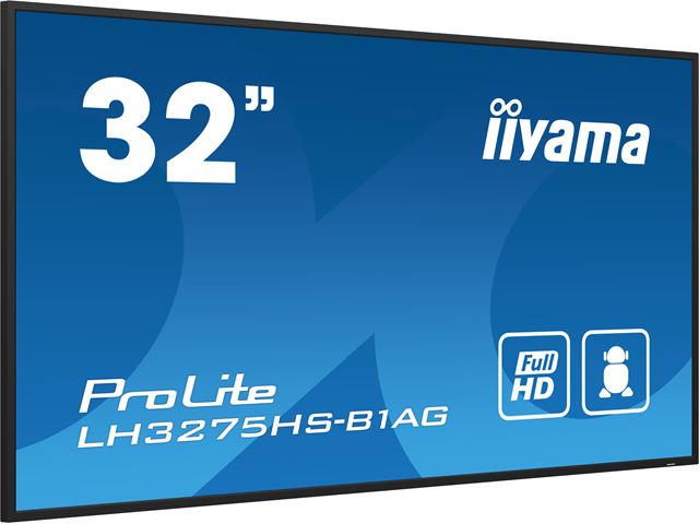 iiyama ProLite LH3275HS-B1AG 32", IPS, Full HD, 24/7 Hours Operation, HDMI, 10w Speakers, Landscape/Portrait, Android OS and FailOver image 2