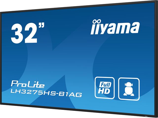 iiyama ProLite LH3275HS-B1AG 32", IPS, Full HD, 24/7 Hours Operation, HDMI, 10w Speakers, Landscape/Portrait, Android OS and FailOver image 6