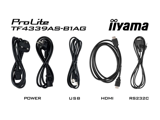 iiyama Prolite monitor TF4339AS-B1AG 43" Black, IPS, Anti Glare, Full HD, Bonded Projective Capacitive 40pt Touch, 24/7, Landscape/Portrait/Face-up, Android 11 OS, iiSignage² image 17