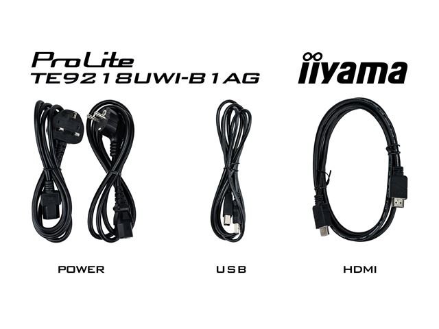 iiyama ProLite monitor TE9218UWI-B1AG 92", 5k UHD, Infrared 40pt touch, Anti-glare coating, VA, HDMI, USB-C, 21:9 panoramic view, 8-array mic, Android 13 OS image 14