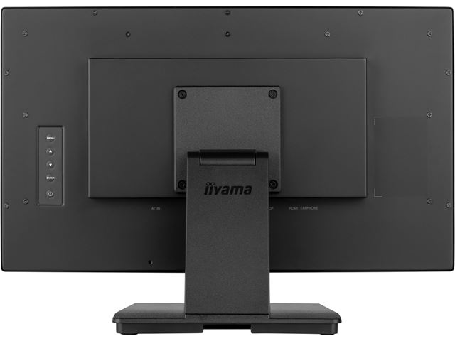 iiyama ProLite monitor T2238MSC-B1 Semi-Outdoor 22" Black, IPS, Full HD, Projective Capacitive 10pt touch, Display Port, edge-to-edge glass, anti-fingerprint coating and metal housing image 10