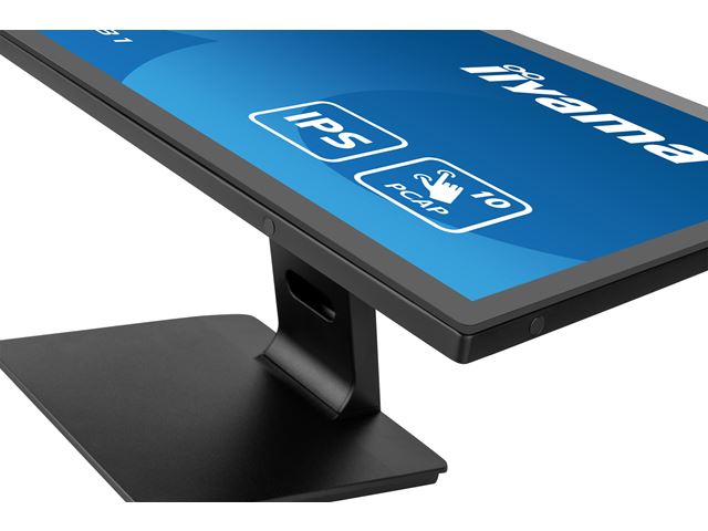 iiyama ProLite monitor T2438MSC-B1 Semi-Outdoor 24" Black, IPS, Full HD, Projective Capacitive 10pt touch, Display Port, edge-to-edge glass, anti-fingerprint coating and metal housing image 5
