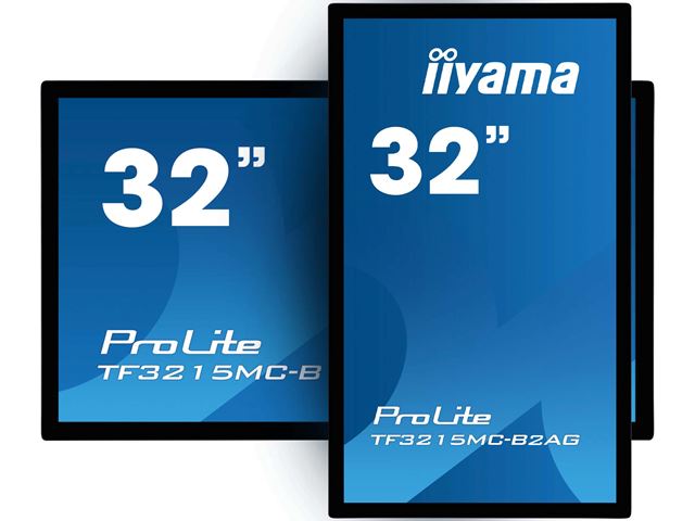 iiyama ProLite monitor TF3215MC-B2AG 31.5", VA, Full HD, Open Frame, Projective Capacitive, 30pt touch screen, VGA/HDMI/DP, Anti-glare image 1