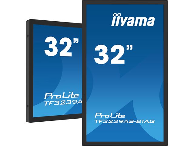iiyama Prolite monitor TF3239AS-B1AG 32" Black, IPS, Anti Glare, Android OS, Projective Capacitive 40pt Touch, 24/7,  iiSignage² CMS, Landscape/Portrait/Face-up, Open Frame.  image 4