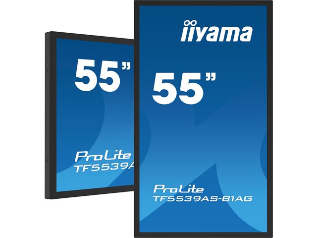 iiyama Prolite monitor TF5539AS-B1AG 55" Black, IPS, Anti Glare, Full HD, Bonded Projective Capacitive 40pt Touch, 24/7, Landscape/Portrait/Face-up, Android 11 OS, iiSignage² image 4
