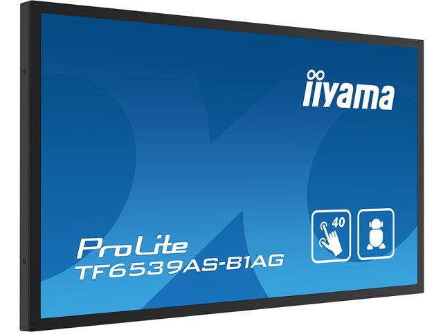 iiyama Prolite monitor TF6539AS-B1AG 65" Black, IPS, Anti Glare, Full HD, Bonded Projective Capacitive 40pt Touch, 24/7, Landscape/Portrait/Face-up, Android 11 OS, iiSignage² image 6