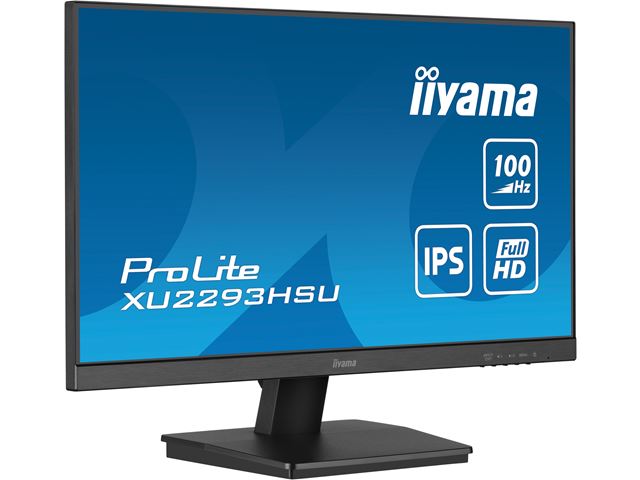 iiyama ProLite monitor XU2293HSU-B7 22" IPS, 3-side borderless, Full HD, HDMI, 100hz refresh rate, USB Hub image 3