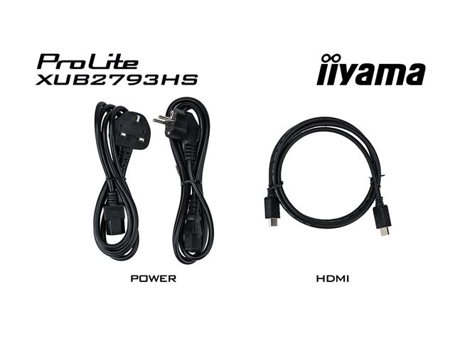 iiyama ProLite Monitor XUB2793HS-B7 27", Black, Height Adjustable, IPS Panel, 3-side borderless design, HDMI, DisplayPort image 12