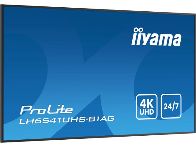 iiyama ProLite monitor LH6541UHS-B1AG 65", VA, 4K UHD, 24/7 Hours Operation, Portrait/Landscape, 10w Speakers, Built in media player, Anti-Glare image 5