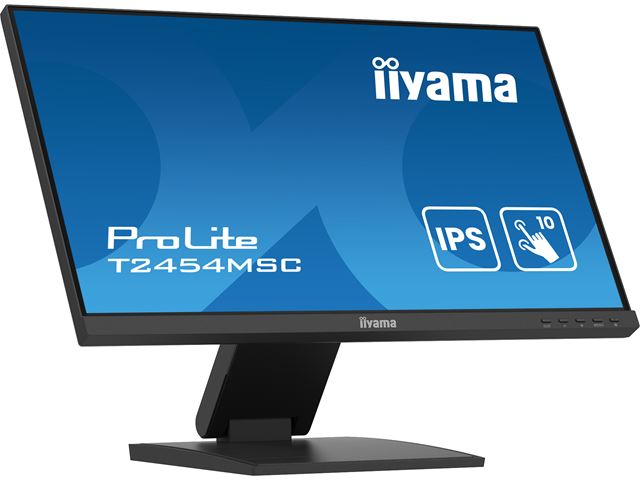 iiyama ProLite monitor T2454MSC-B2AG 24", Projective Capacitive 10pt touch, Anti-glare coating, IPS, Ultra thin bezel, HDMI image 2