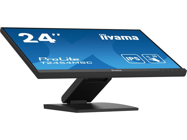 iiyama ProLite monitor T2454MSC-B2AG 24", Projective Capacitive 10pt touch, Anti-glare coating, IPS, Ultra thin bezel, HDMI image 4