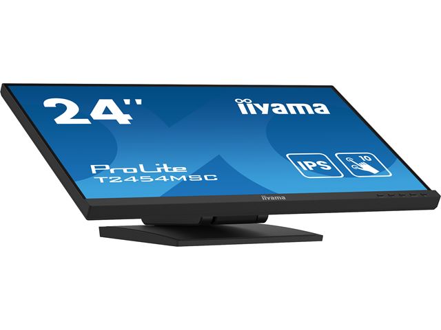 iiyama ProLite monitor T2454MSC-B2AG 24", Projective Capacitive 10pt touch, Anti-glare coating, IPS, Ultra thin bezel, HDMI image 5