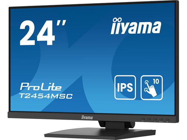 iiyama ProLite monitor T2454MSC-B2AG 24", Projective Capacitive 10pt touch, Anti-glare coating, IPS, Ultra thin bezel, HDMI image 6