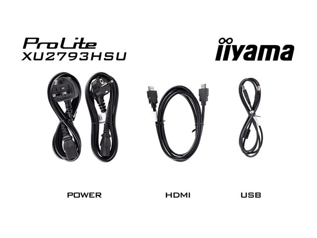 iiyama ProLite monitor XU2793HSU-B7, 27" 3-side borderless design, IPS, HDMI, DisplayPort, FreeSync, Flicker free, 100hz refresh rate image 11